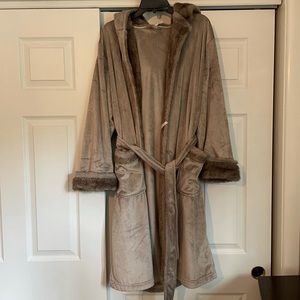 Faux Fur Robe